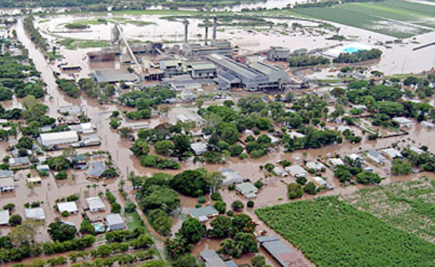 Jan 2008 - Giru flooding from the Air